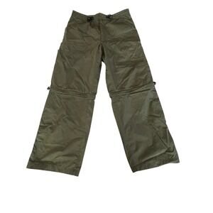 Oxford & Fulham Mens 36 Convertible Cargo Pants Olive Green Zip Off Hiking